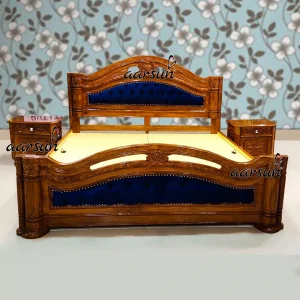 King size bed reaperscan Modern Stylish Wooden design 2025