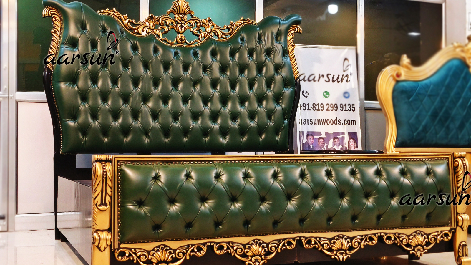 Luxurious streameast.com  Leatherette Bed with Matching Side Table 2025