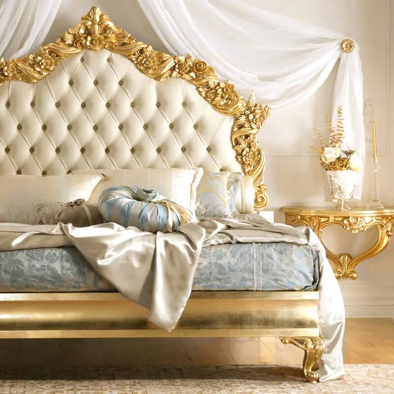 Luxury French Style Bed for Home BED 2025