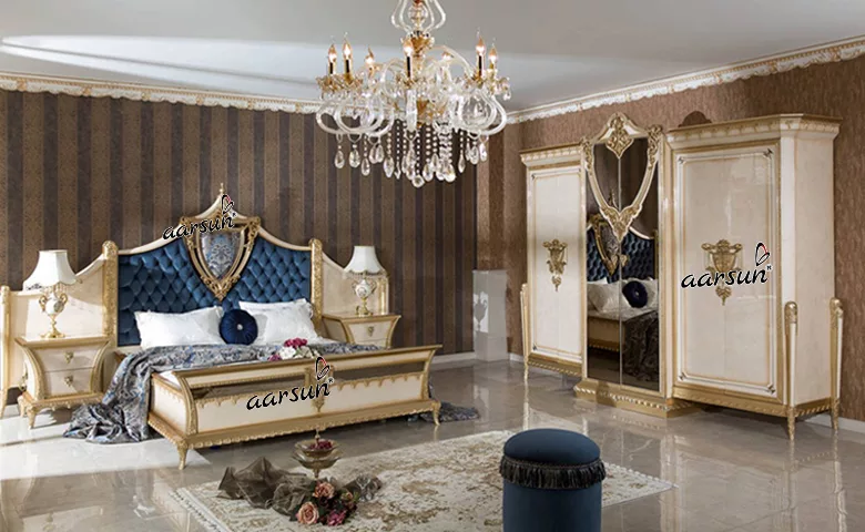 Luxury localflirt Hand Carved Designer Bed  2025