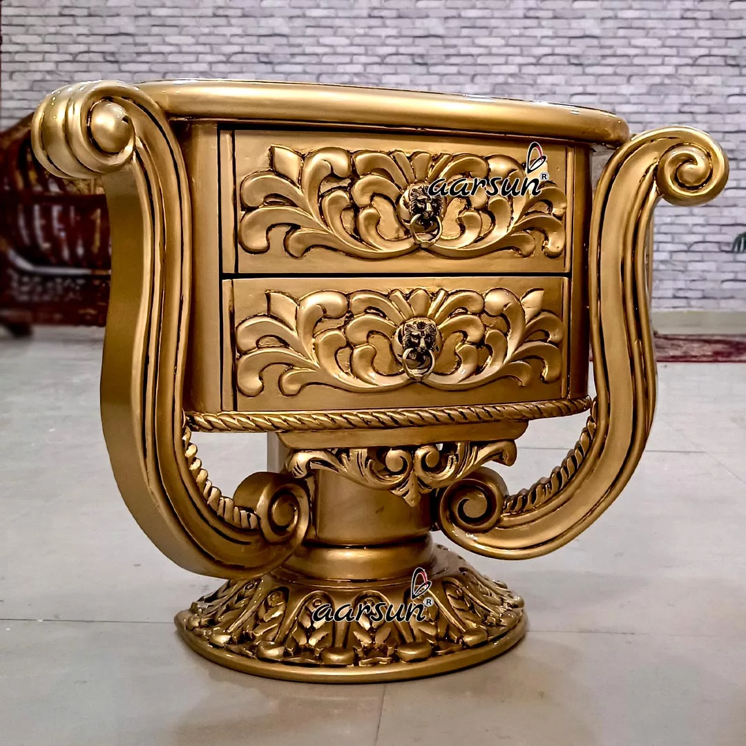 Majestic thetvapp.to  the big heap Gold Round Bed 2025