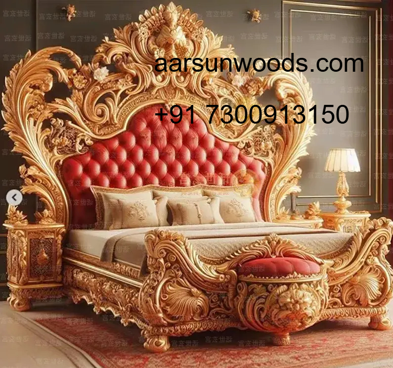 Premium Memory Foam King Bed with Elegant Frame 2025