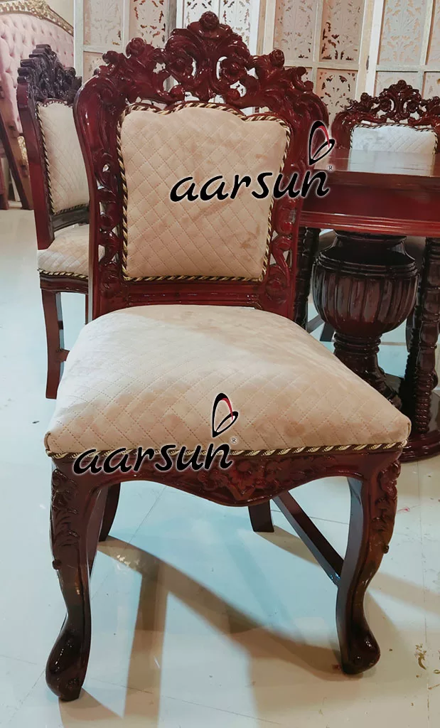 Suede 0123movies  Fabric Dining Set in 4 Seater 2025