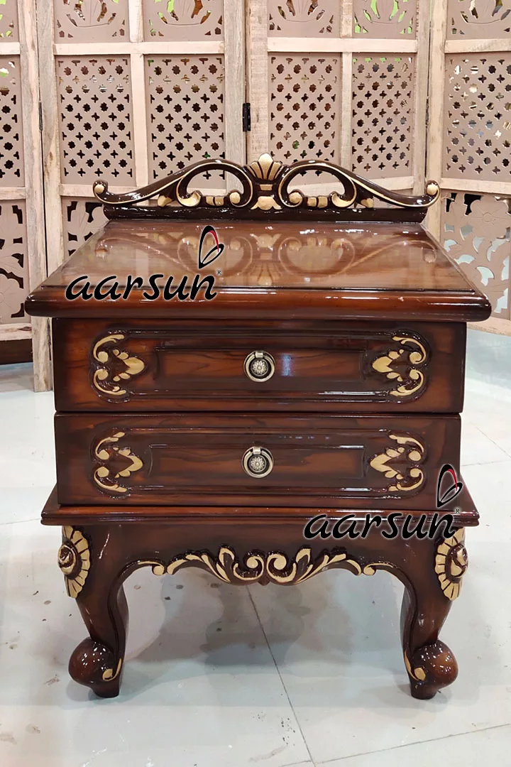 Triple e621.net  Shade King Size Bed Cot with Side Tables 2025