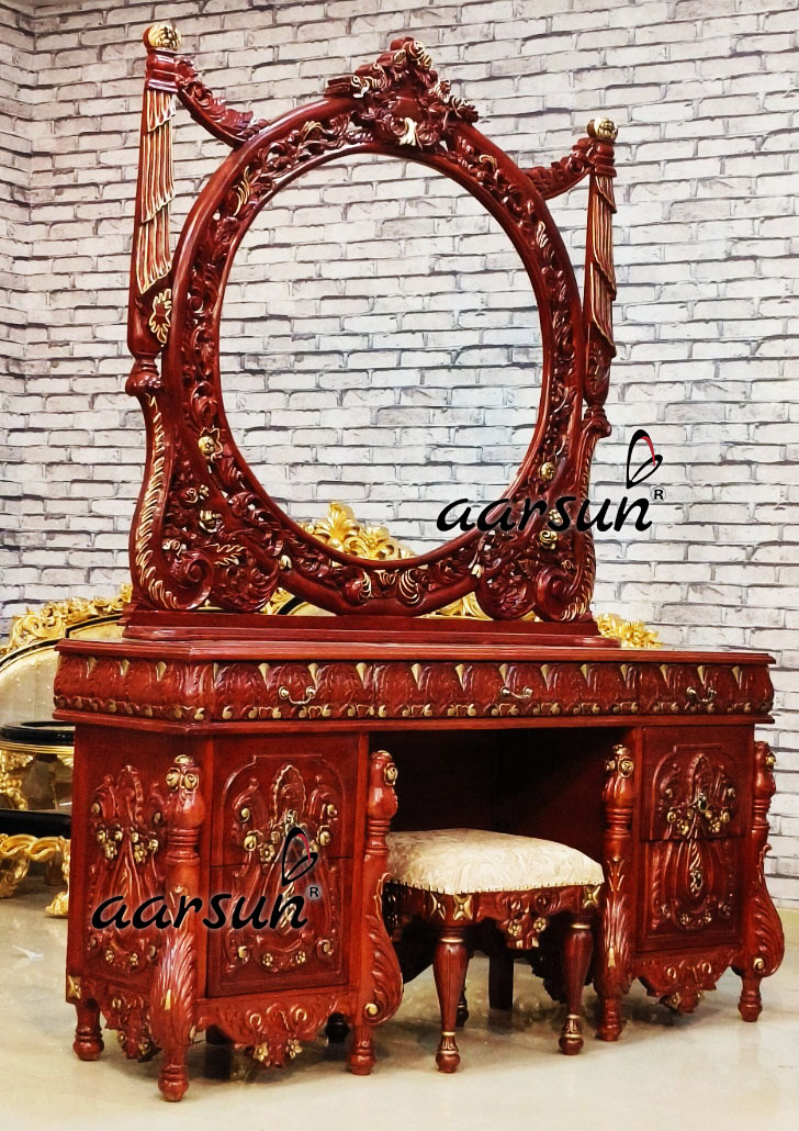 Hand-carved lagradaonline.com Grand Bedroom Set with Video 2025