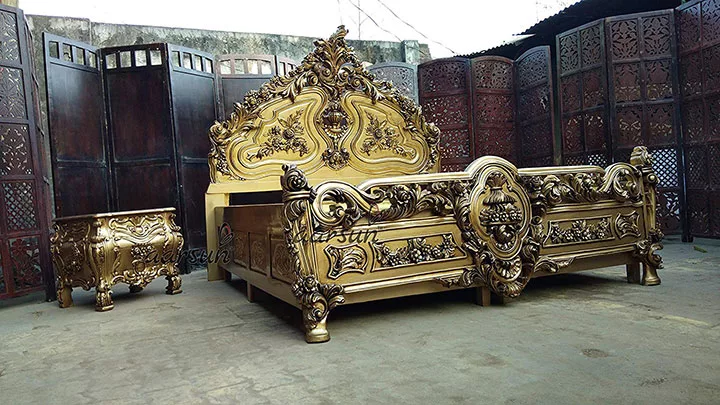 Wooden wheeloffortune.com  Maharaja Royal Bed Design 2025