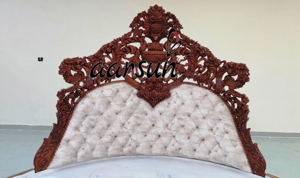 Round  quizlet.com Wooden Bed with 2 Side Table  2025