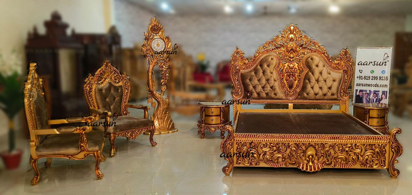 Luxury hydrahd Bedroom Furniture Set  2025