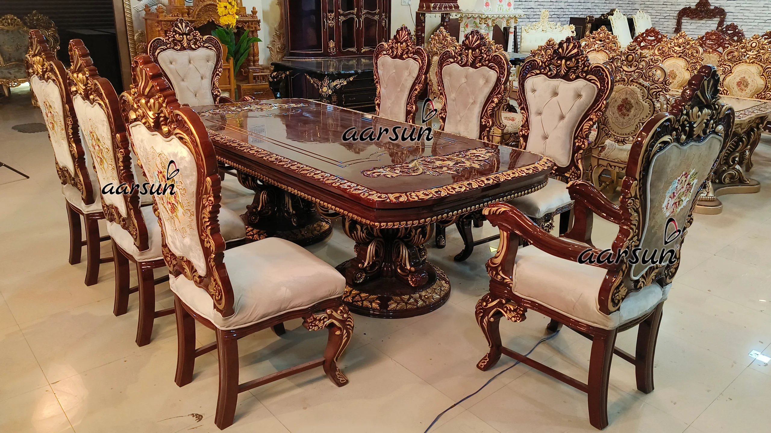 Dining Table Set in torrentgalaxy Teak Wood 2025
