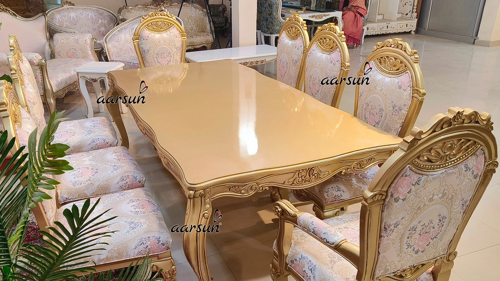 Victorian- Classical soap2day alternative 8 seater Dining Set  2025