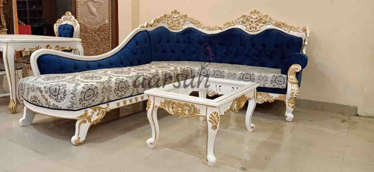 Wooden Sectional wco stream Sofa Set Modern Design 2025