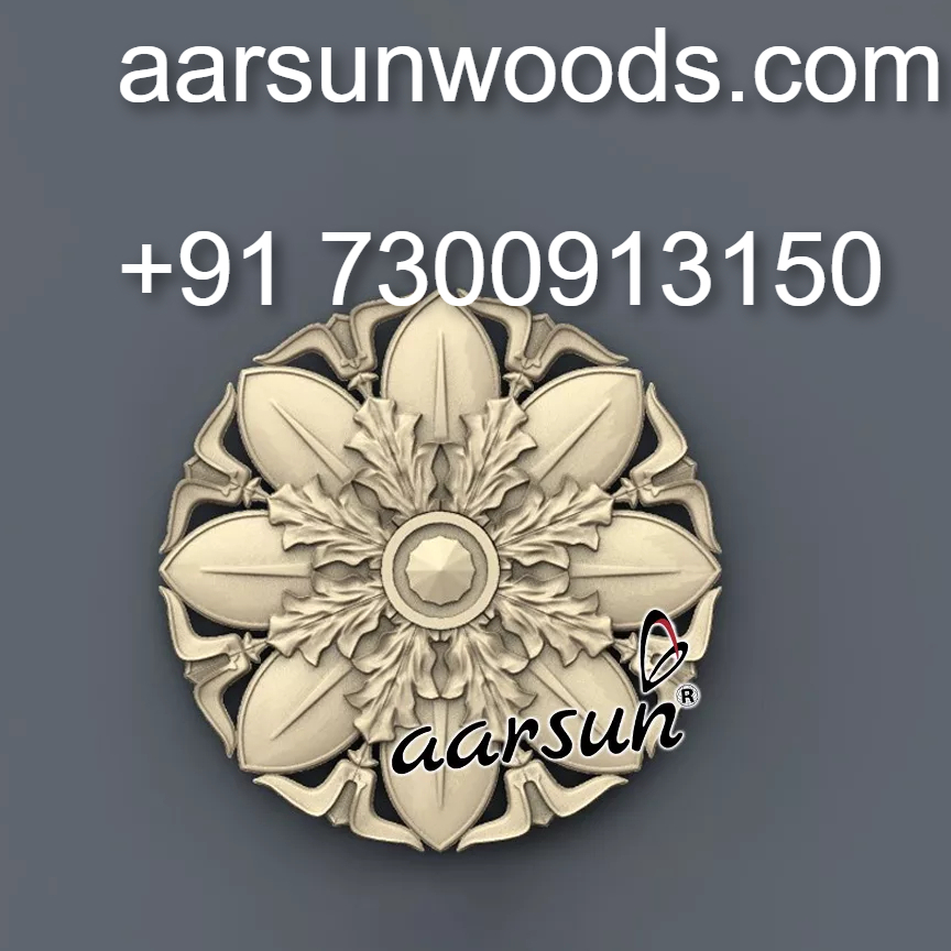 Handcrafted Wooden Ceiling Rosettes to Enhance Your Space 2025