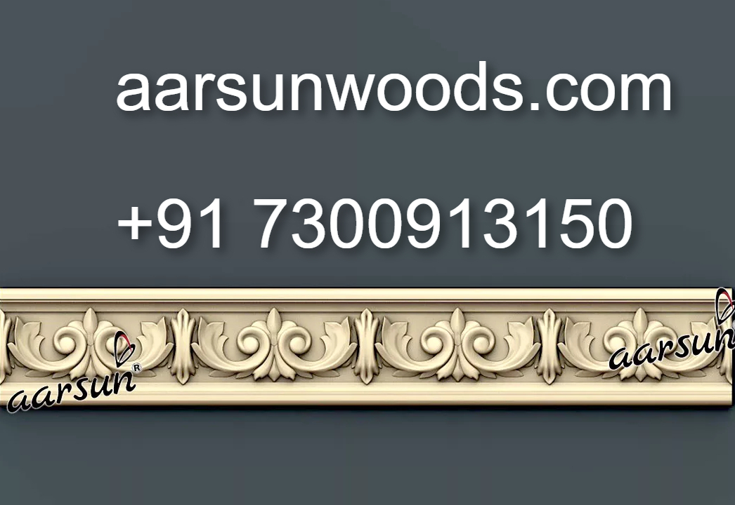 Stylized Ornamental Cornice Premium CNC 3D Model  2025