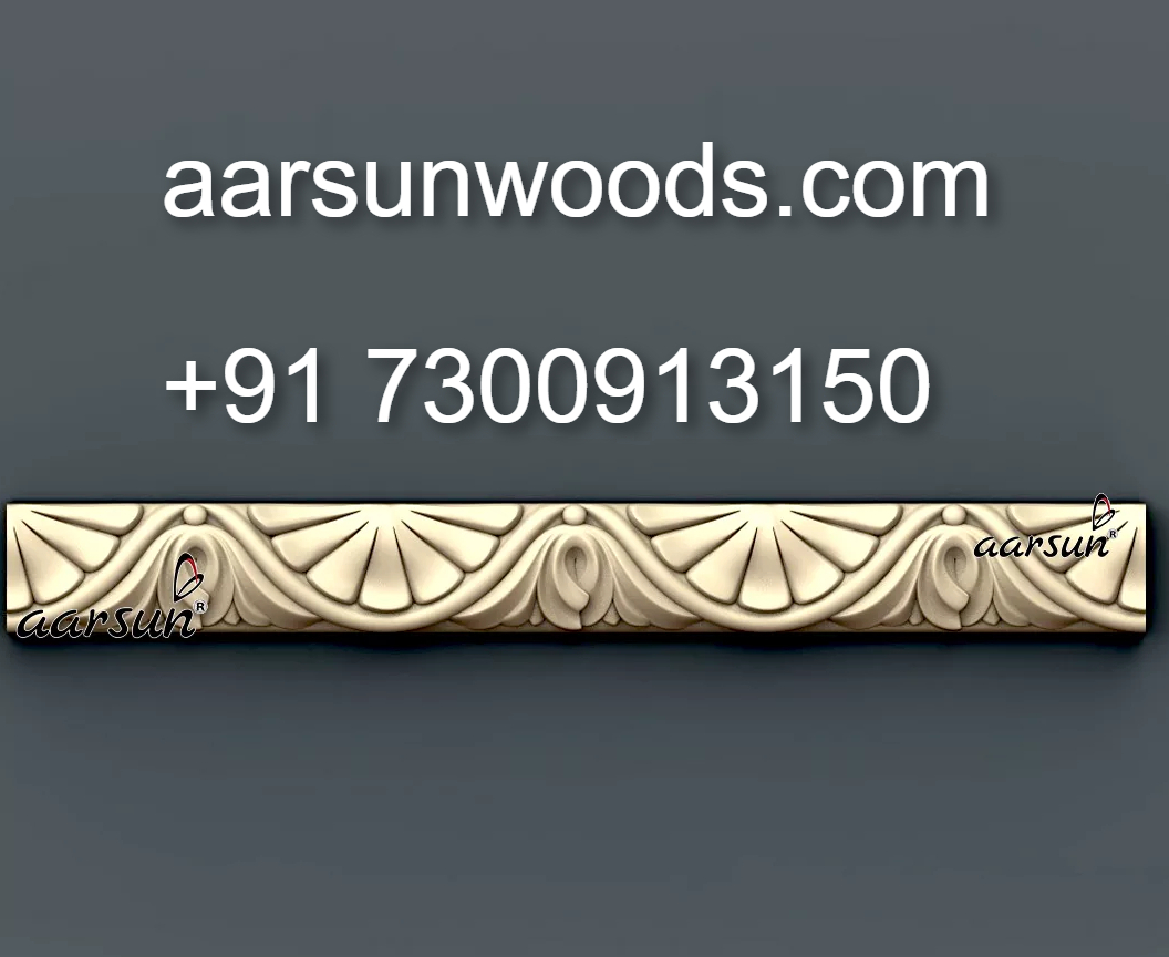 Floral Elegance Ornate 3D Crown Molding Design 2025