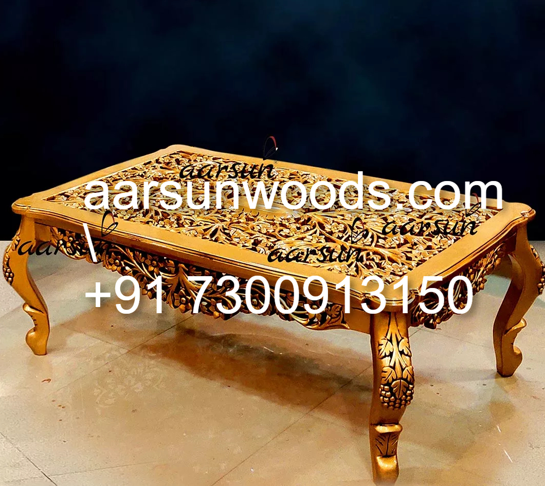 Golden Harmony Unique Handmade Coffee Table  2025