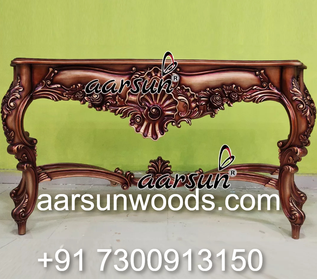 Pure Wood Beauty Natural Polish Console Table 2025