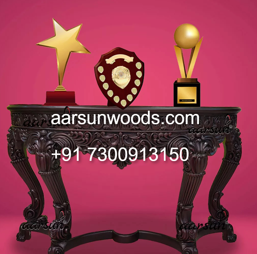 Classic Entryway Console Table Rustic Wood Look  2025