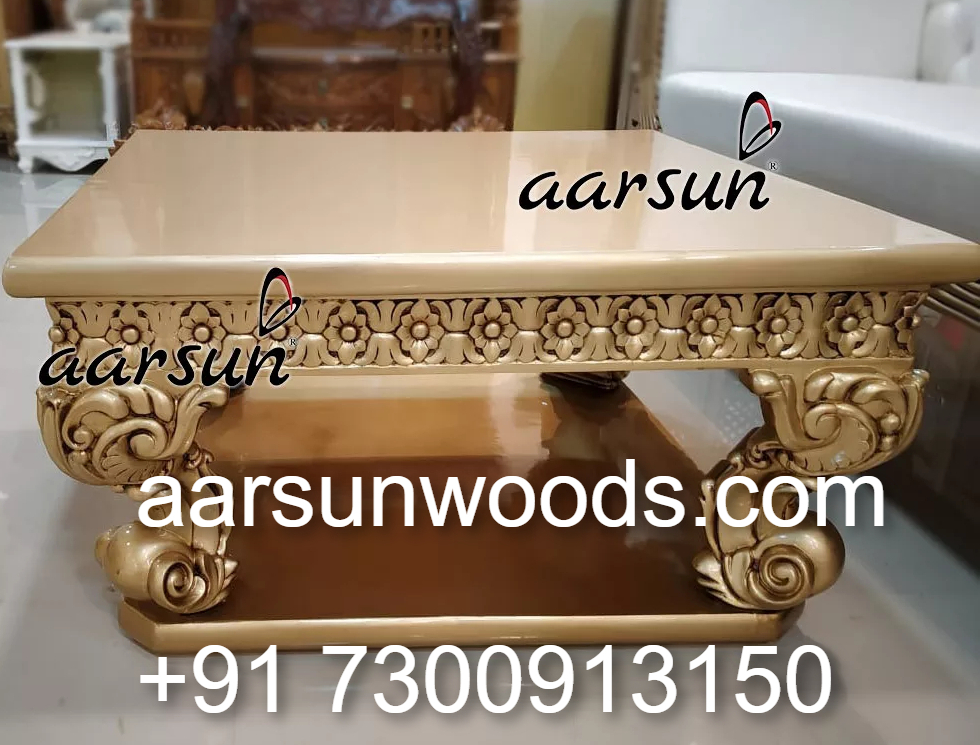 Solid Oak Coffee Table   Durable Classic Design  2025