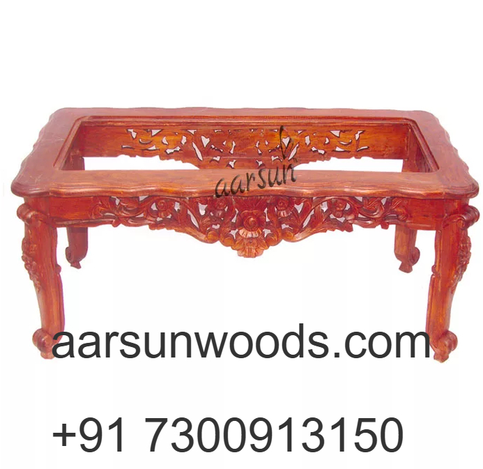 Walnut Wood Table Frame for Living Room  2025