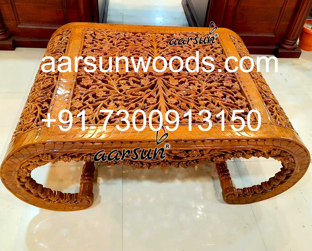 Scandinavian Style Coffee Table Frame in Natural Wood  2025