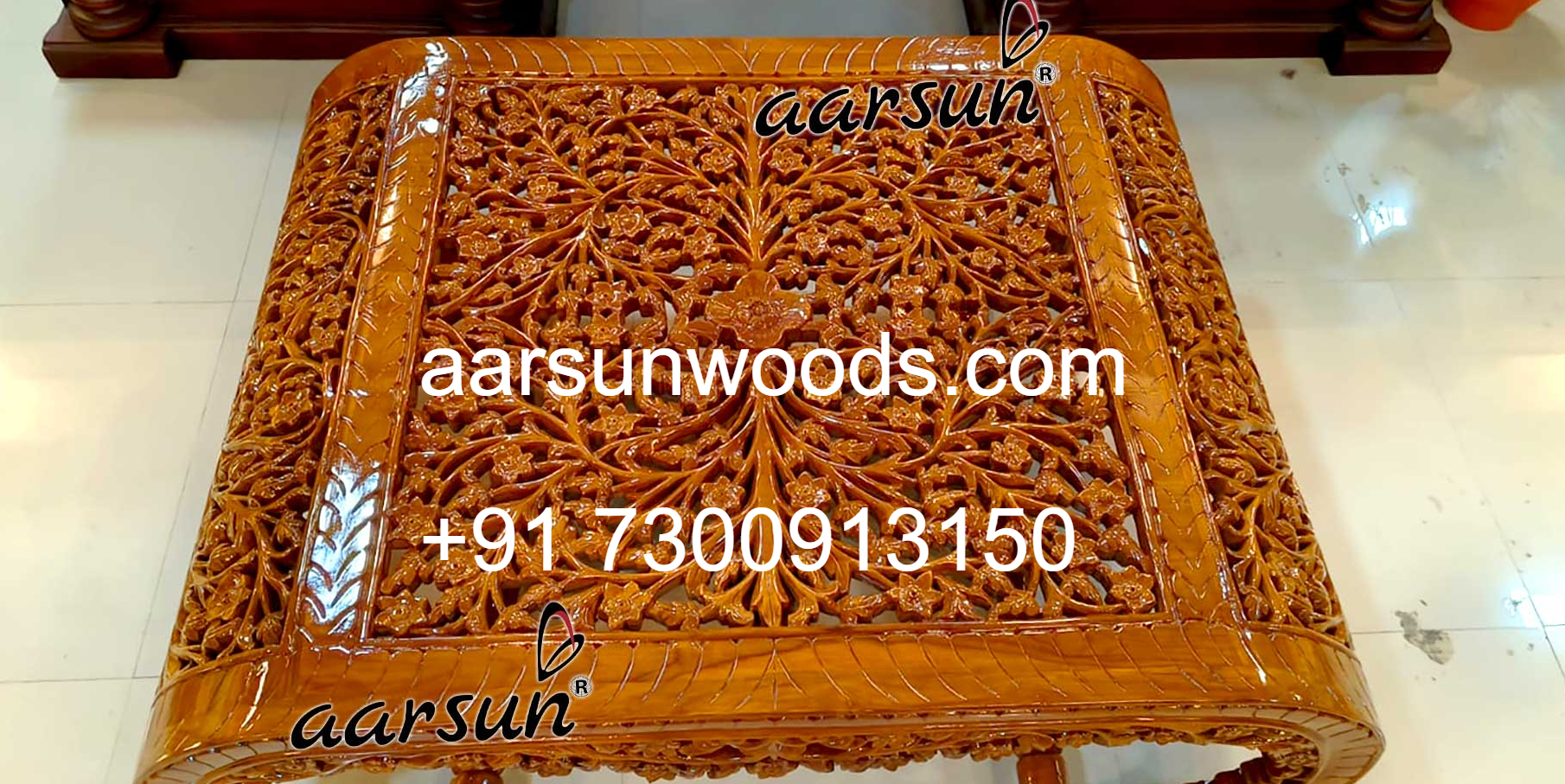 Scandinavian Style Coffee Table Frame in Natural Wood  2025