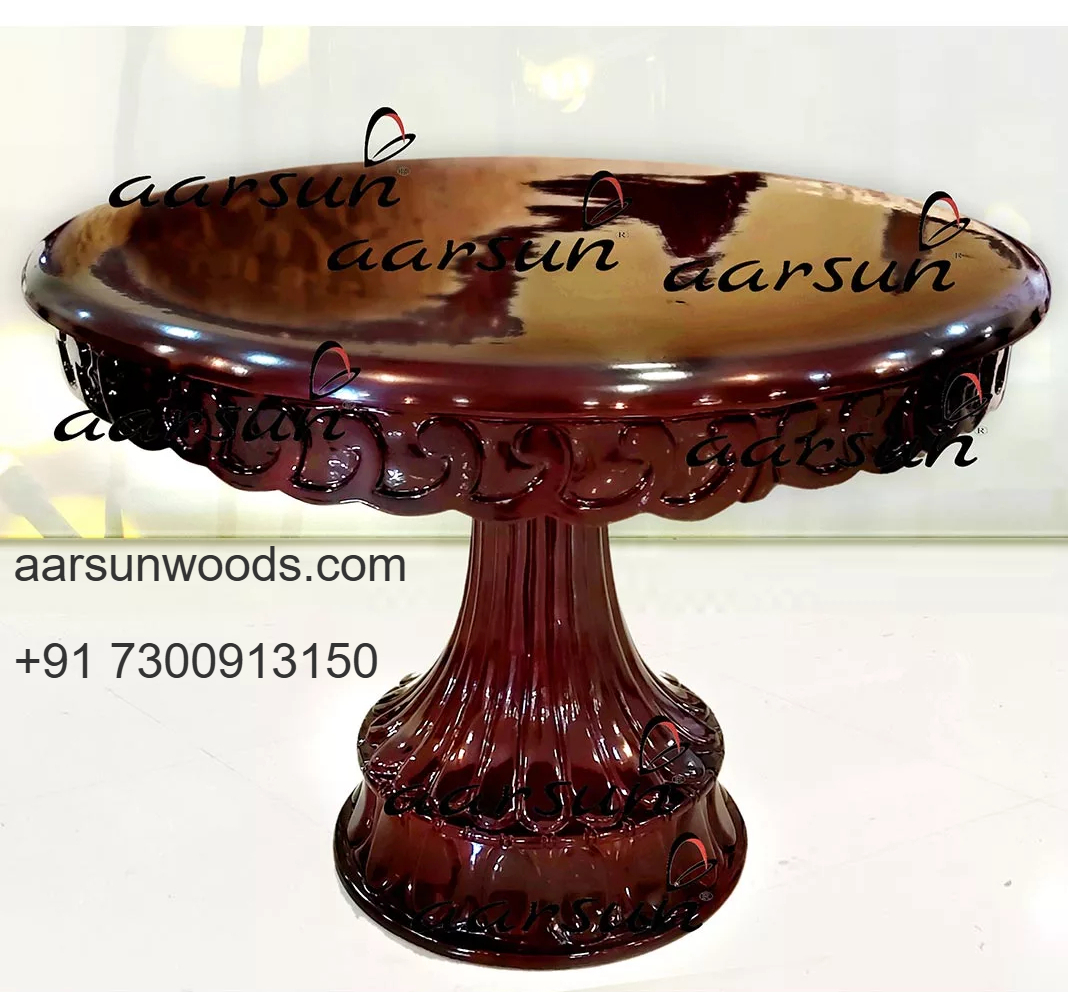 Compact Round Wooden Center Table for Living Rooms 2025