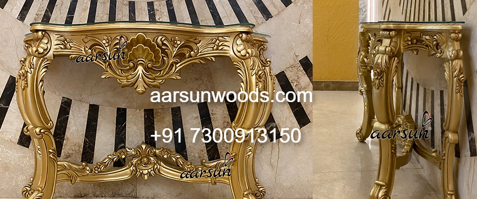 Sculptural Decorative Console Table in Premium Finish 2025