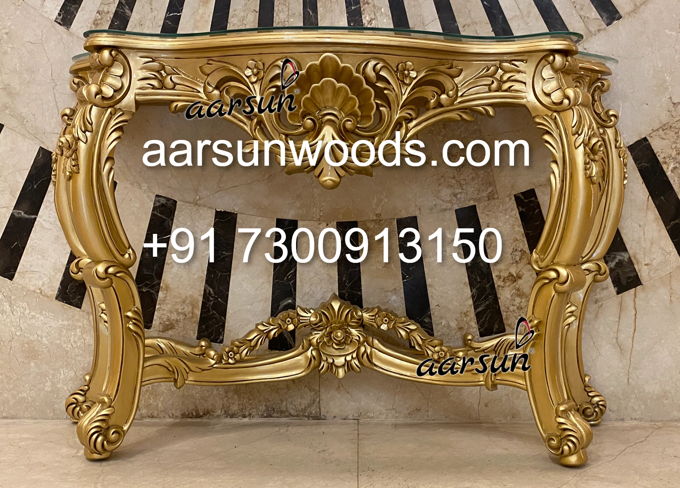 Sculptural Decorative Console Table in Premium Finish 2025