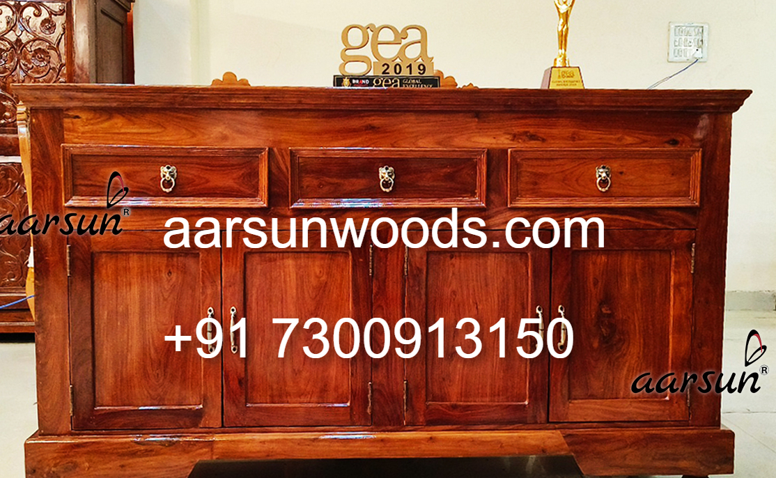 Natural Beauty  Handcrafted Solid Wood Console  2025