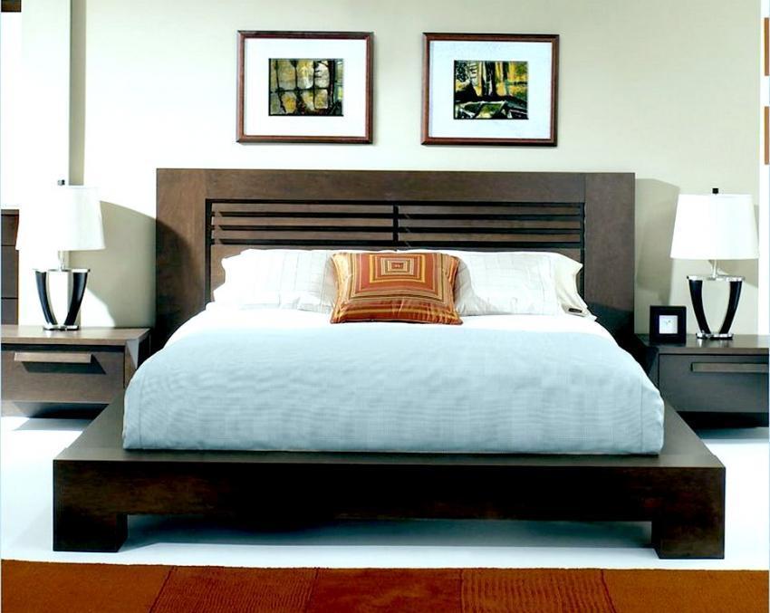 Buy Solid Sheesham Wood Bed with Storage Modern Design