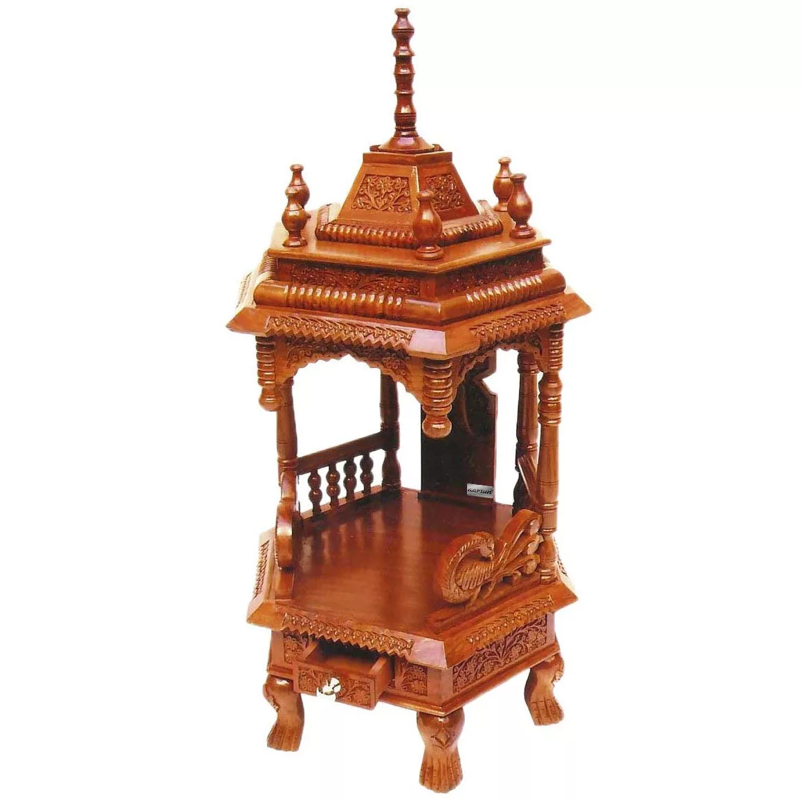 Handcrafted Sheesham Temple MNDR-0079