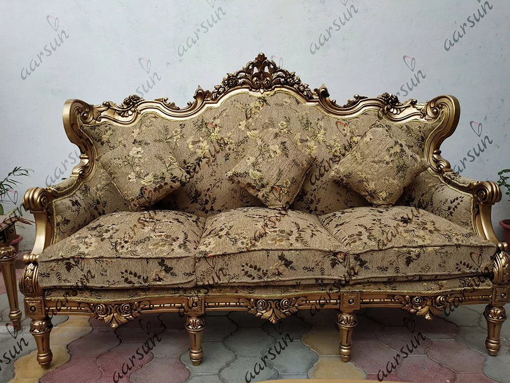 Bold and Beautiful Wooden Sofa Set for Luxe Interior 2025