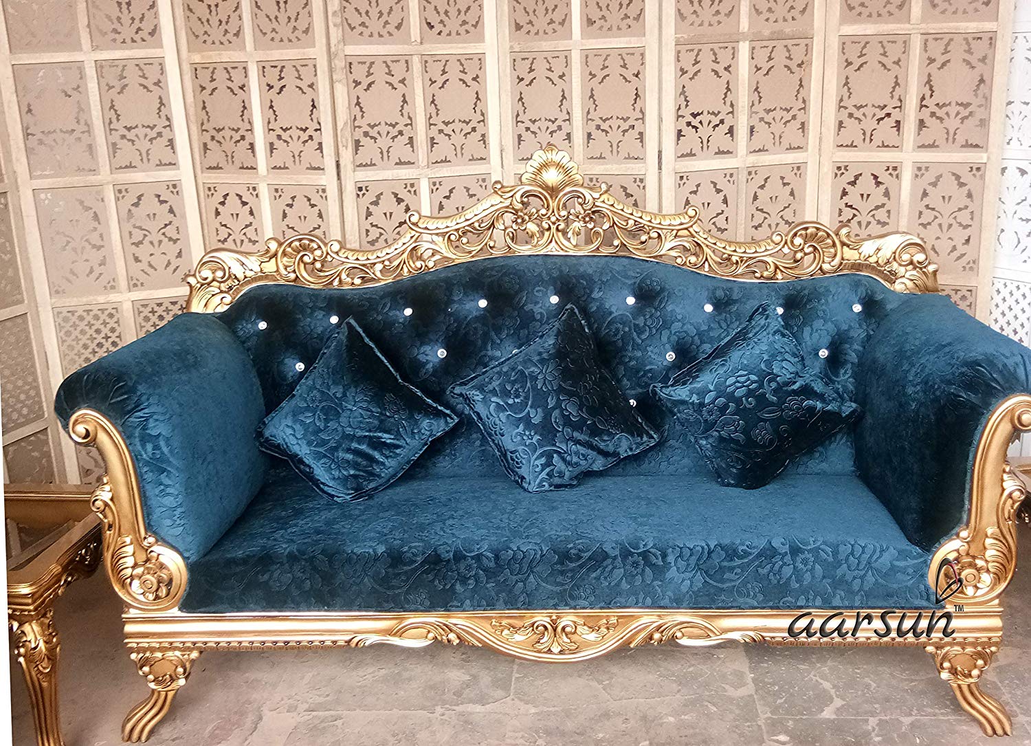 Exquisite Teak Sofa Set for Luxurious Living Room Decor 2025