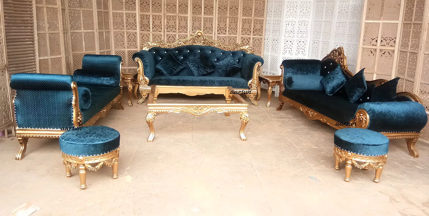 Exquisite Teak Sofa Set for Luxurious Living Room Decor 2025