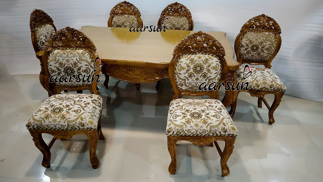 Durable Wooden Dining Table with Comfortable Chair 2025