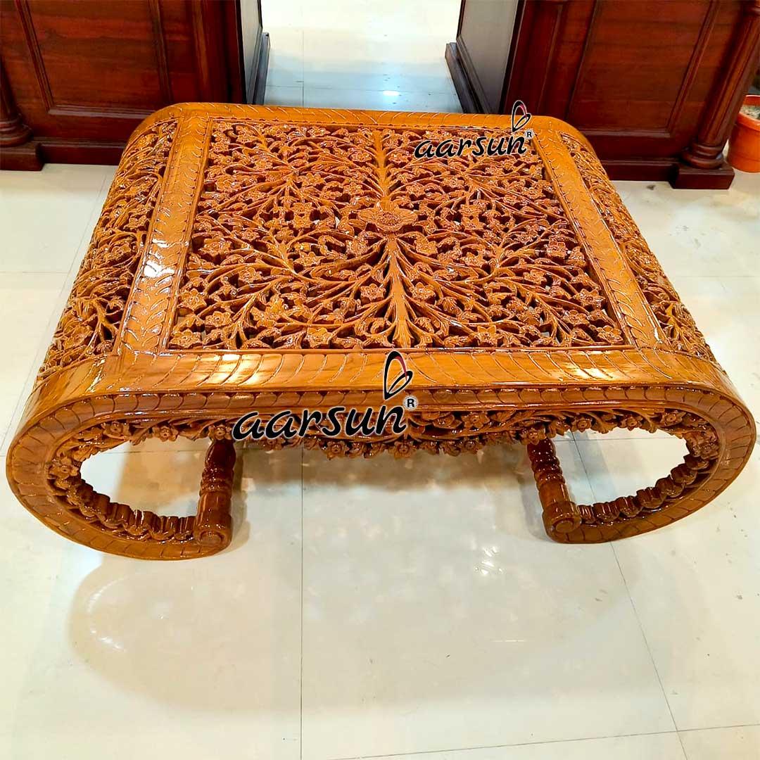 Smooth Finish Wooden Coffee Table Frame 2025