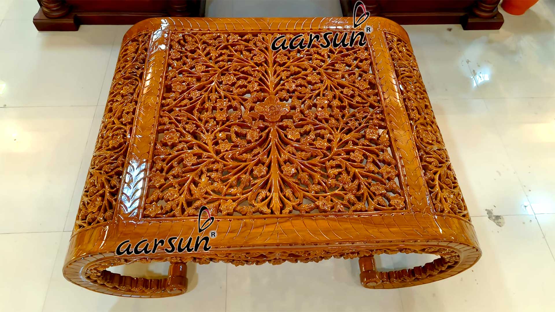 Smooth Finish Wooden Coffee Table Frame 2025