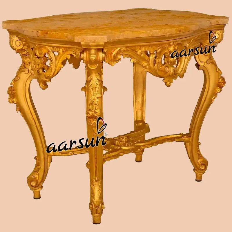 Reclaimed Pine Wood Console Table Design