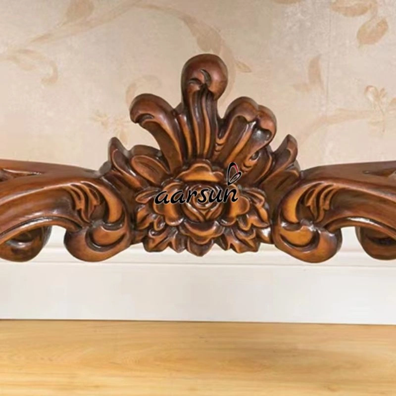 Black Solid Wood Walnut Console Table Design