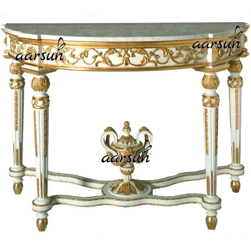 High End Handcarved Console Table Design
